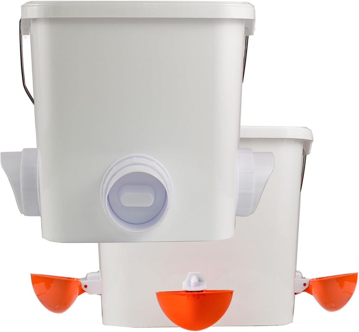 automatic chicken feeder and waterer set hanging chicken, main product view