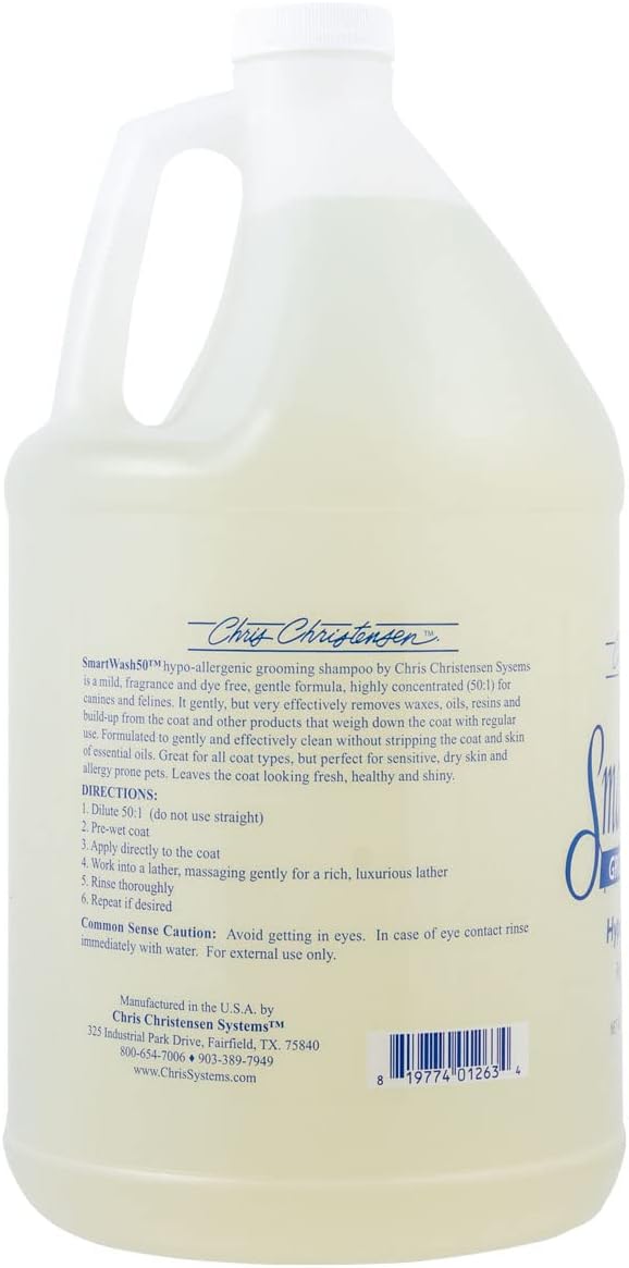 chris christensen gallon liquid and gallon pump dispenser, side view
