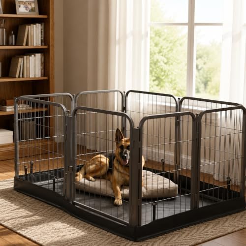 dog playpen w/square bottom floor cover - 32, close-up detail