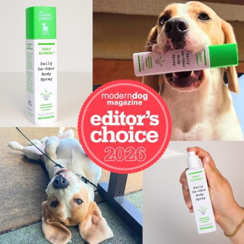 daily re:fresh dog deodorizing spray & skin and, close-up detail