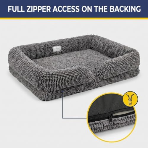 muddy mat® cloud k-9 rectangle dog bed for on a desk or shelf
