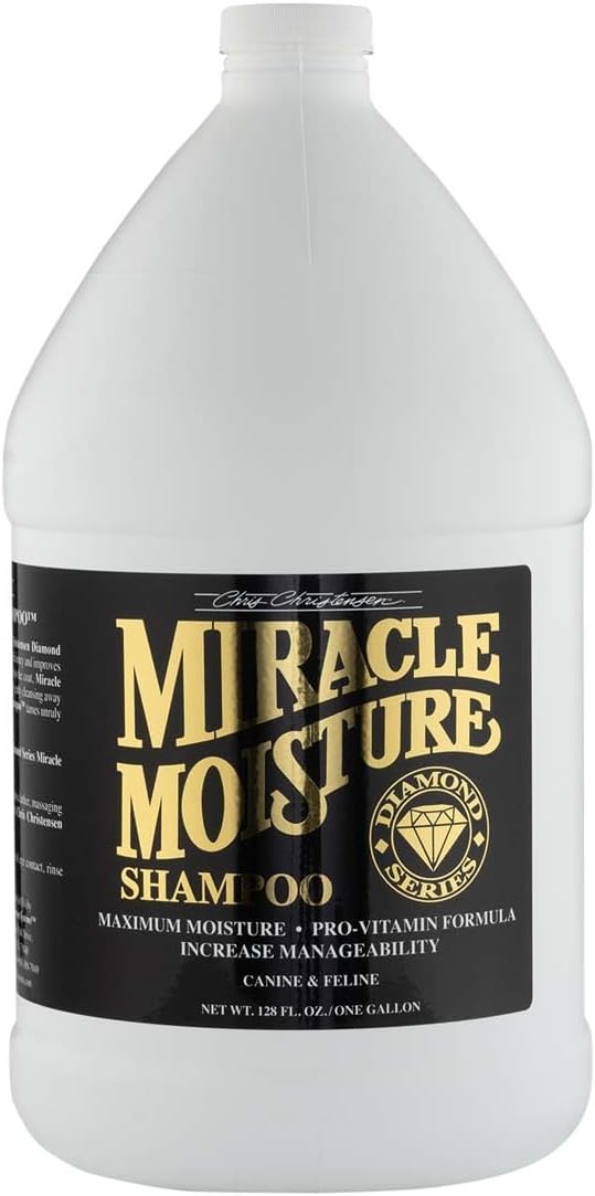 chris christensen diamond series miracle moisture dog shampoo, main product view