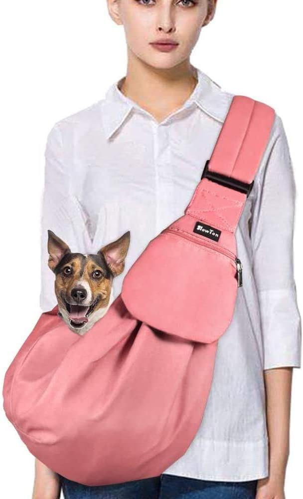 slowton dog carrier sling - thick padded shoulder, main product view