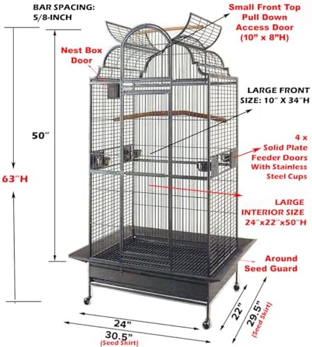 large elegant wrought iron open dome play top shown in use