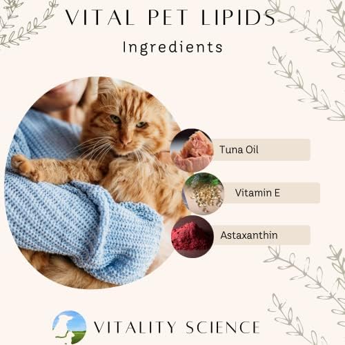 vitality science advanced immune restoration supplements for cats, side view