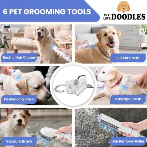 dog grooming vacuum, professional use & home pet, side view