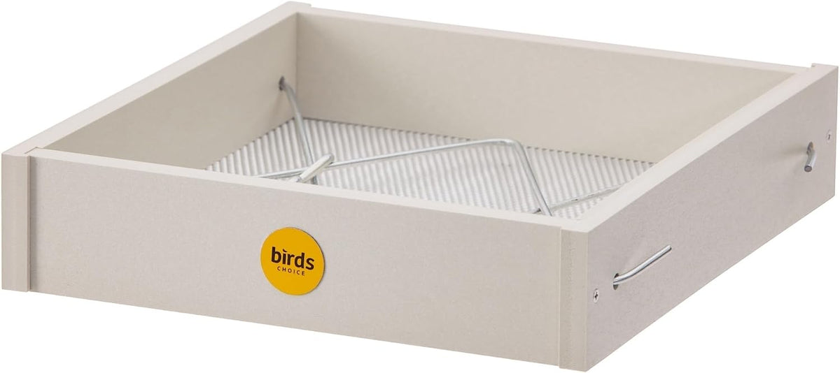 birds choice recycled hanging tray bird feeder | showing dimensions