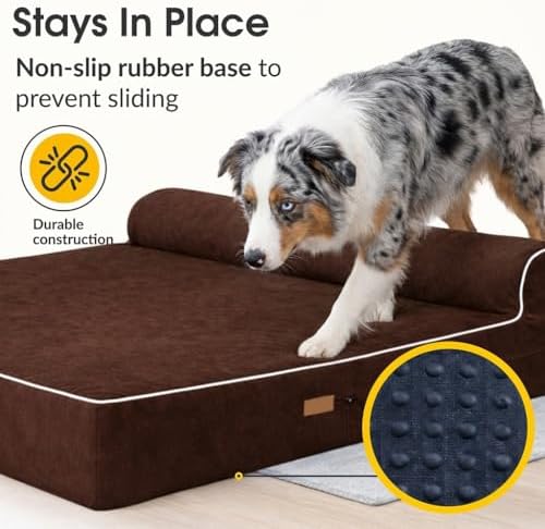 5.5 inch thick high grade orthopedic memory foam on a desk or shelf