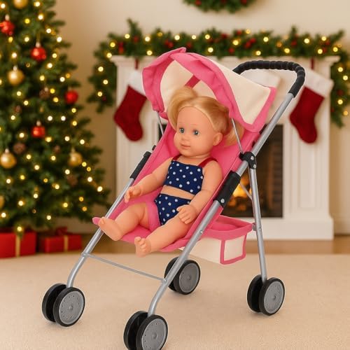 fash n kolor my first doll stroller with, package contents