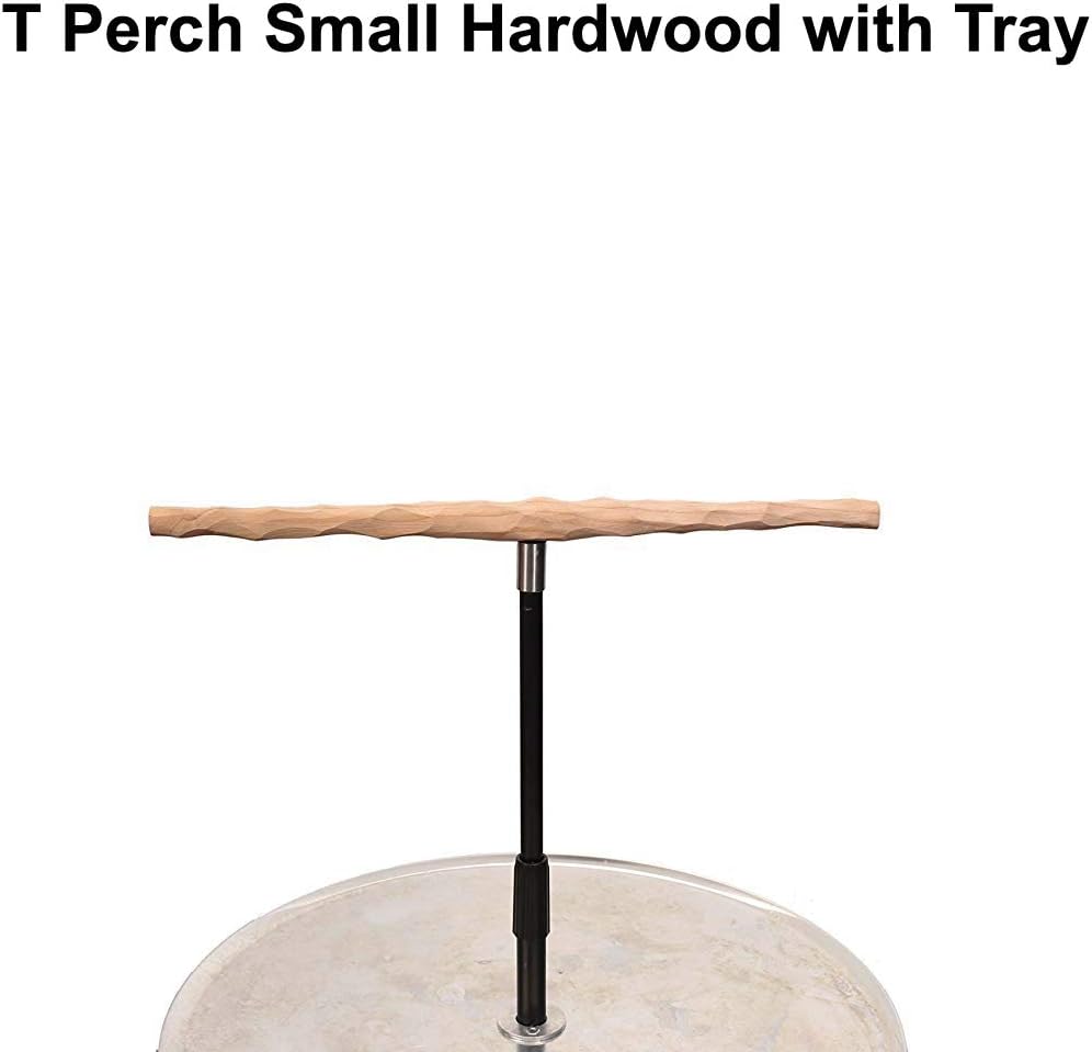 parrot training perch stand with potty tray (t, close-up detail
