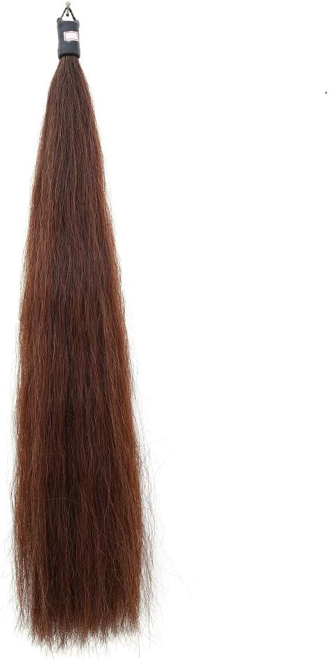 horse tail extensions with braided horsehair loop, blunt, main product view