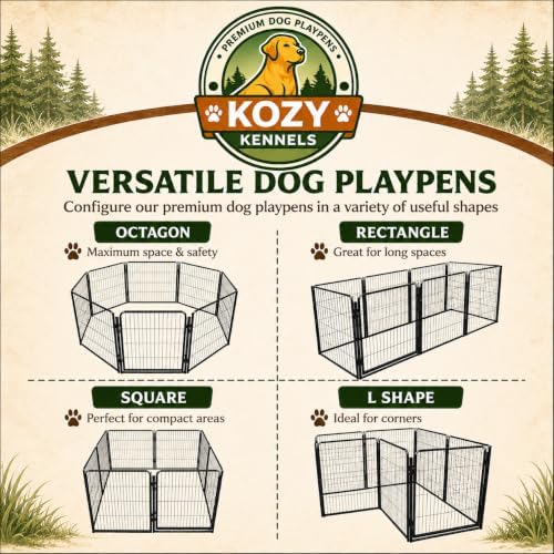 dog play pen for outdoor use - 32'', close-up detail