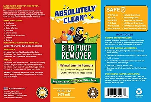 absolutely clean amazing bird poop remover - just shown in use