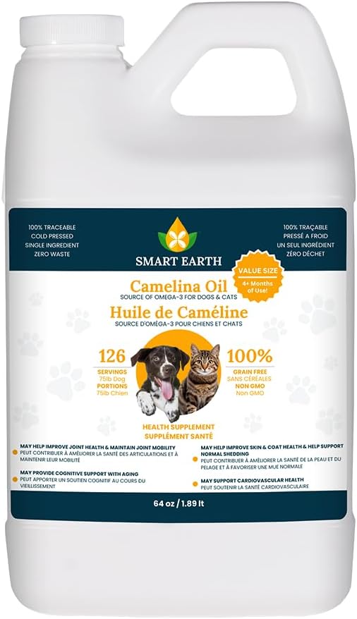 smart earth camelina oil for dogs - omega, main product view