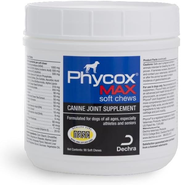 phycox® max joint supplement soft chews for dogs, main product view