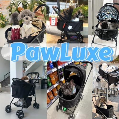 4 wheels pet stroller 4 in 1 pet, front angle view