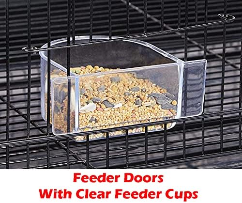 lot of 6 aviary breeding finch aviary canary, side view