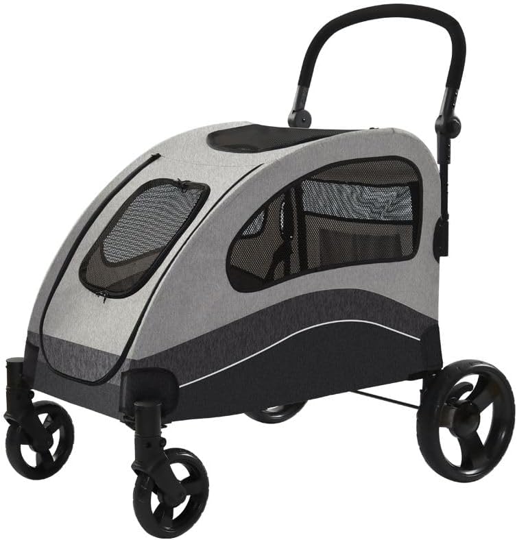 garvee extra large dog stroller with steel pipe, main product view