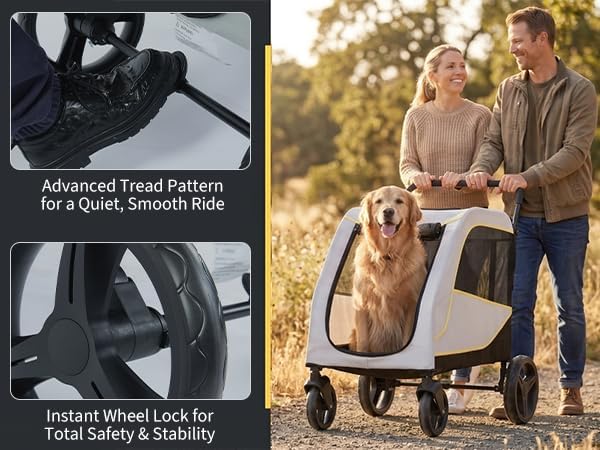 idealhouse dog stroller for large & medium dogs, view 9