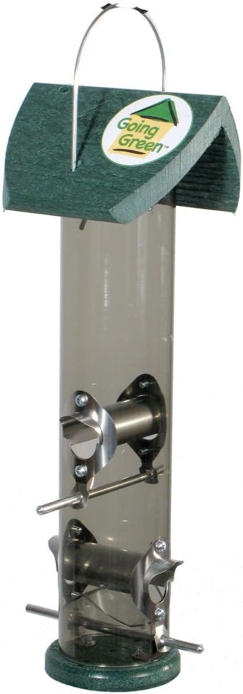 audubon going green tube mixed seed feeder model, main product view