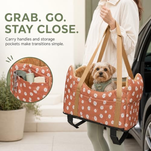 dog car seat for small dogs 5-15 lbs,cofe, package contents