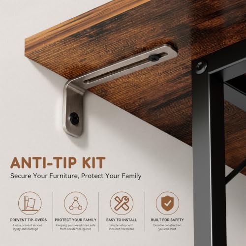 10-30 gallon fish tank stand with storage shelves showing dimensions