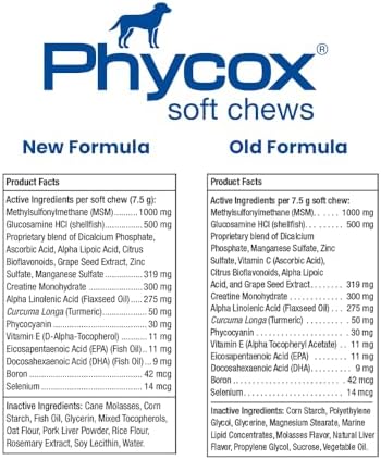 phycox dog joint supplement soft chews, 120 ct shown in use
