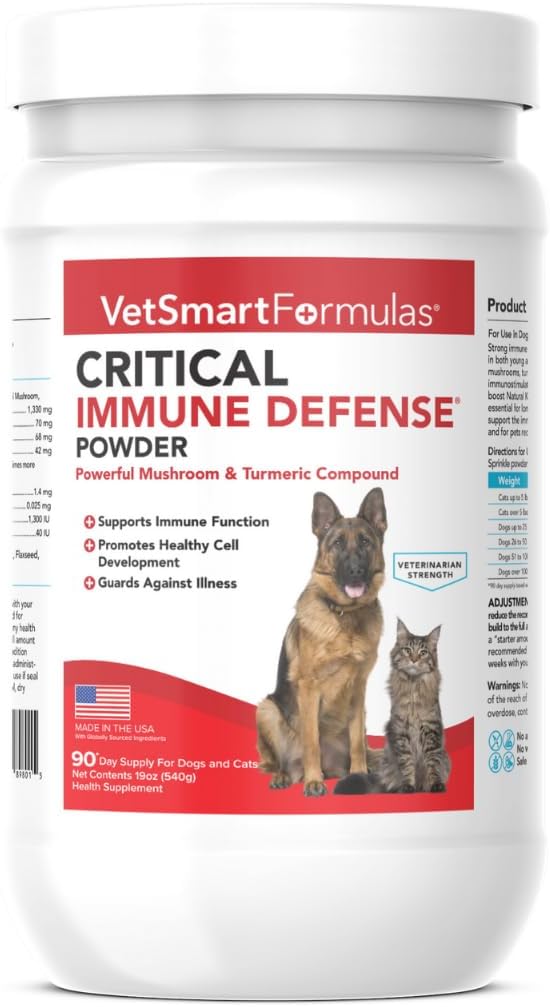 critical immune defense for dogs & cats; supports, main product view