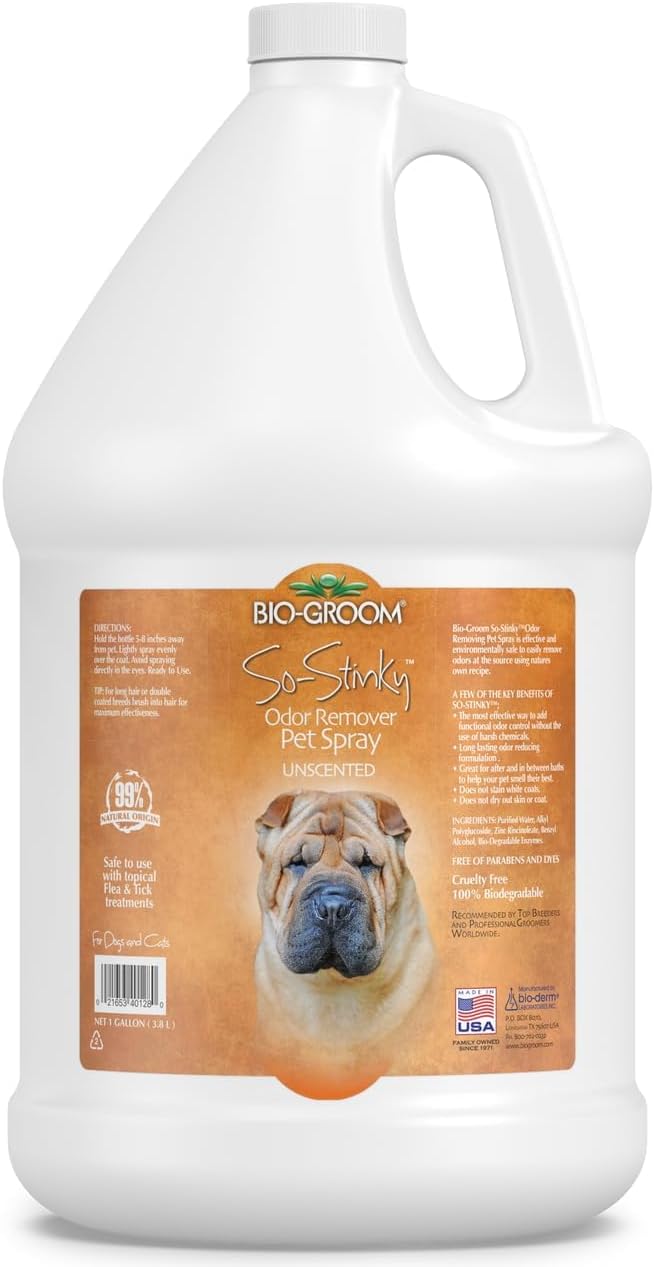bio-groom odor remover pet spray, so-stinky unscented, 1, main product view