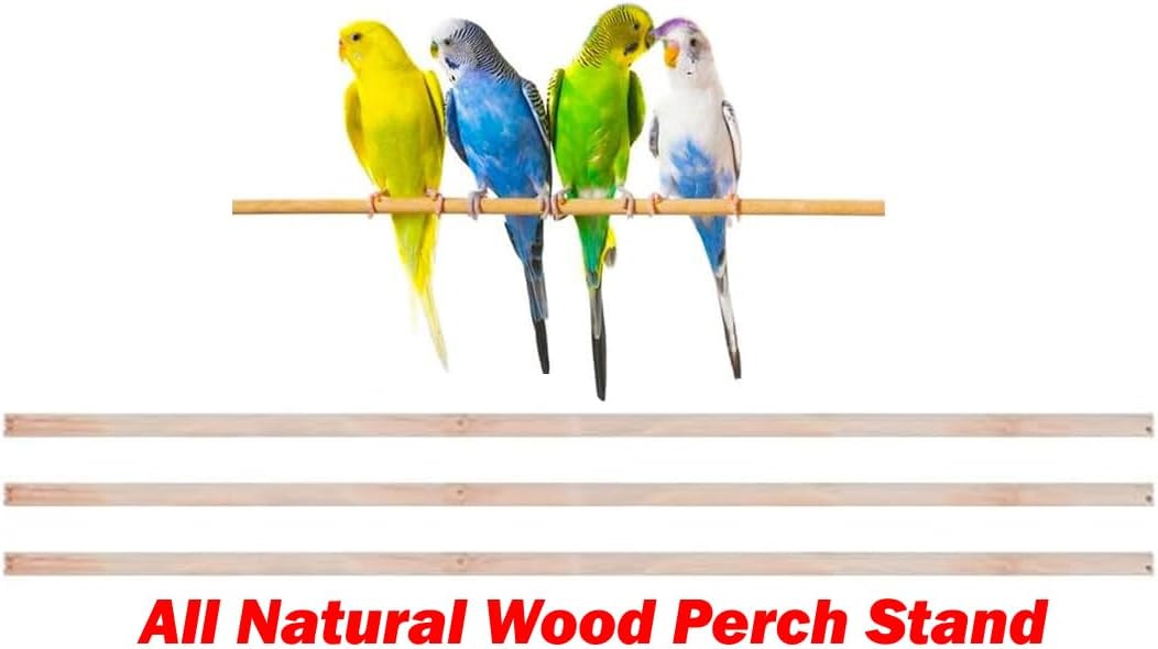 37-inch portable hanging medium flight bird cage for, side view
