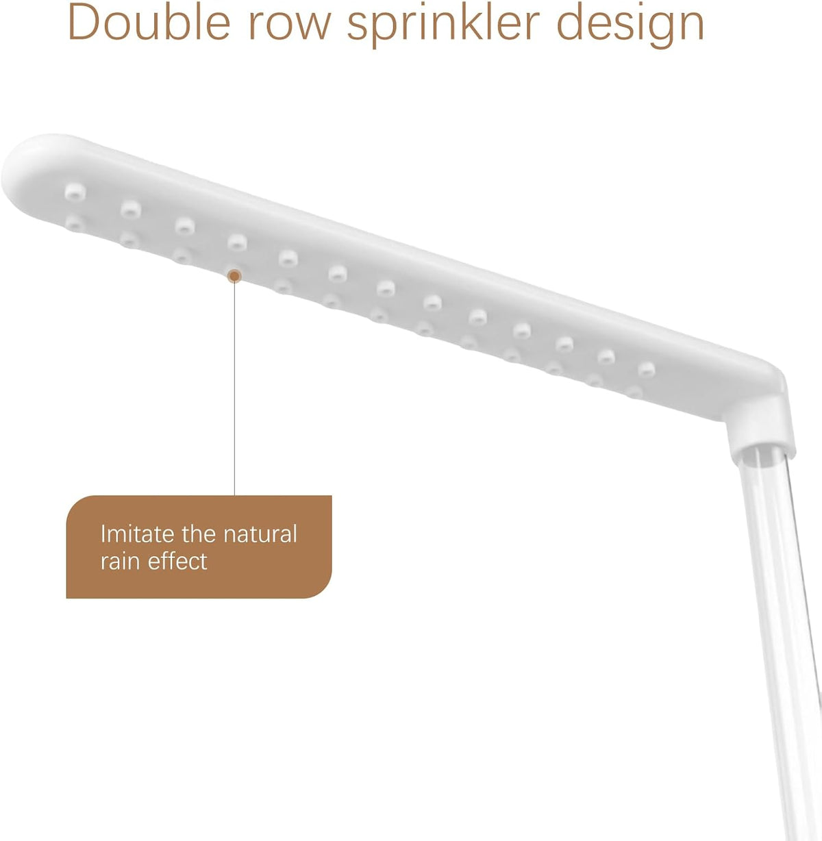 automatic parakeet bird bath with pump,large bird shower, side view