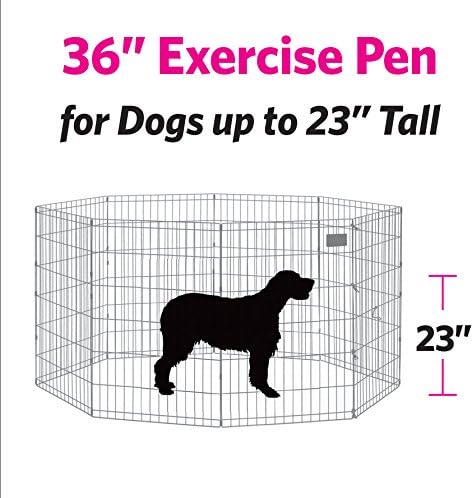 midwest homes for pets add-on panel, 36 inch showing dimensions