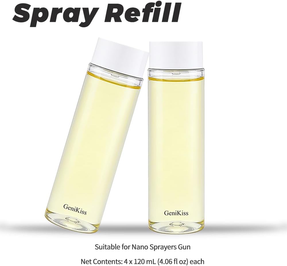deodorizer spray refill, 4 x 120 ml, pet, close-up detail