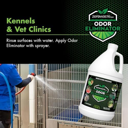zero waste usa odor eliminator ultra concentrate showing dimensions