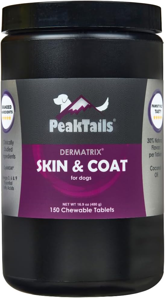 kala health peaktails skin & coat supplement for, main product view