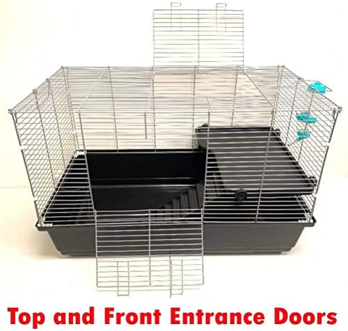large pet products universal 2-level small animals home on a desk or shelf