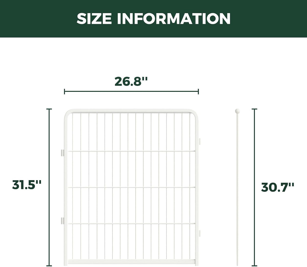 fxw homeplus indoor dog playpen, 32" h, 2, close-up detail