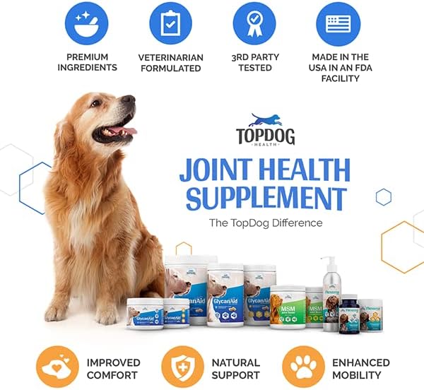 topdog health glycanaid ha advanced joint nutrition for showing dimensions