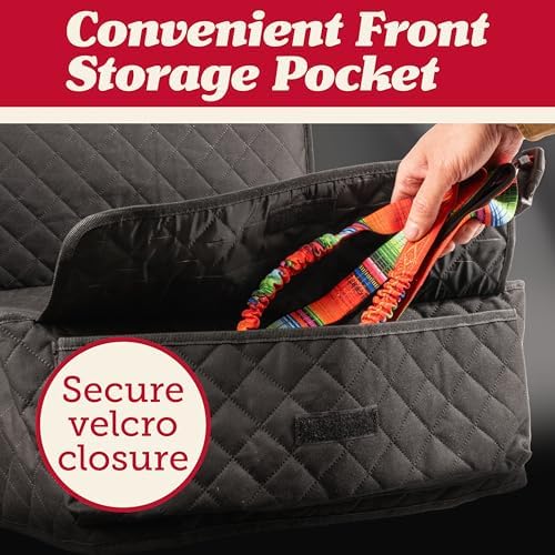 lusso gear dog car seat cover for front on a desk or shelf