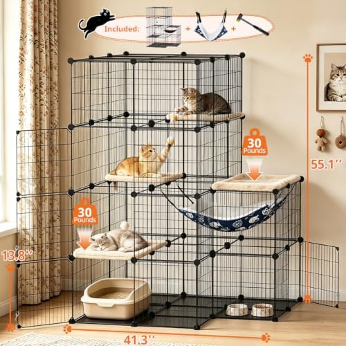 comhoma cat cage diy cat enclosures catio for shown in use