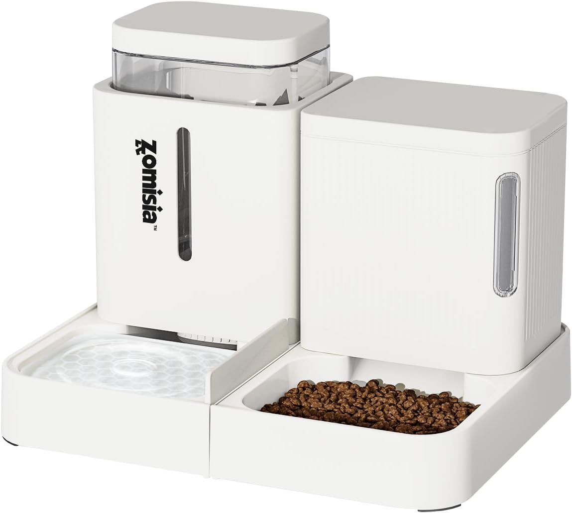 zomisia gravity cat feeder and water dispenser, 0.8, main product view