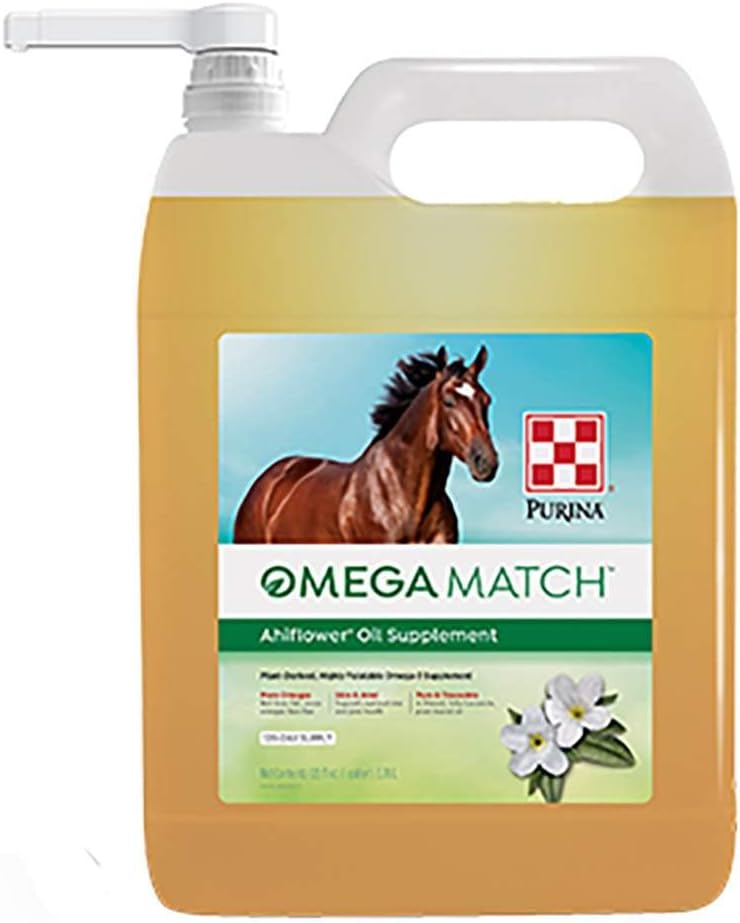 purina | omega match ahiflower oil horse supplement, main product view