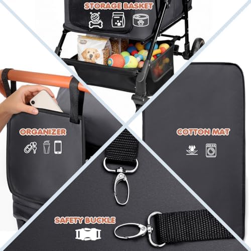 dog stroller for large & medium dogs (20–132 on a desk or shelf