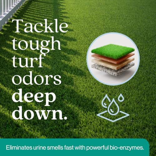 eco strong outdoor odor eliminator outside dog urine showing dimensions