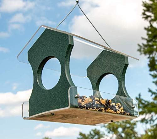 jcs wildlife poly lumber and acrylic hanging bird showing dimensions