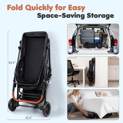 dog stroller for large & medium dogs (20–132 showing dimensions