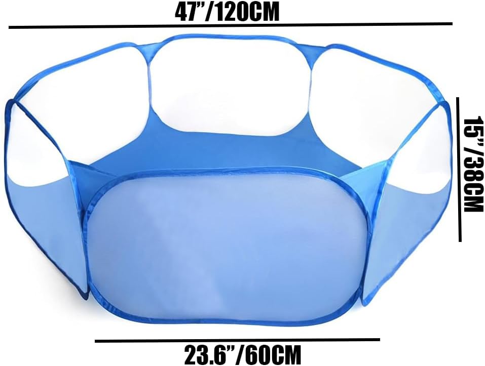 guinea pig carrier backpack and playpen set, close-up detail