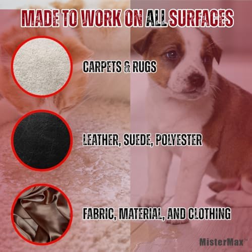mistermax anti icky poo pet urine enzyme cleaner, side view