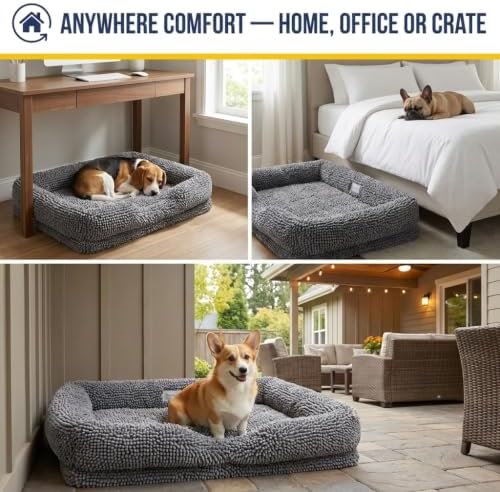 muddy mat® cloud k-9 rectangle dog bed for shown in use