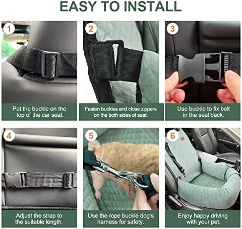 dog car seat for small medium dogs pet showing dimensions